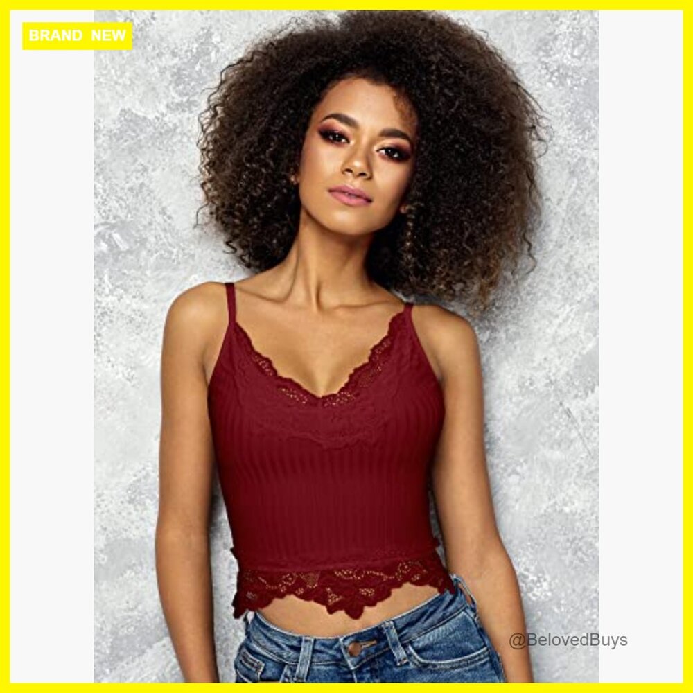 Lace Patchwork Crop Tank Top Set, Backless Y2k Gr… - image 2